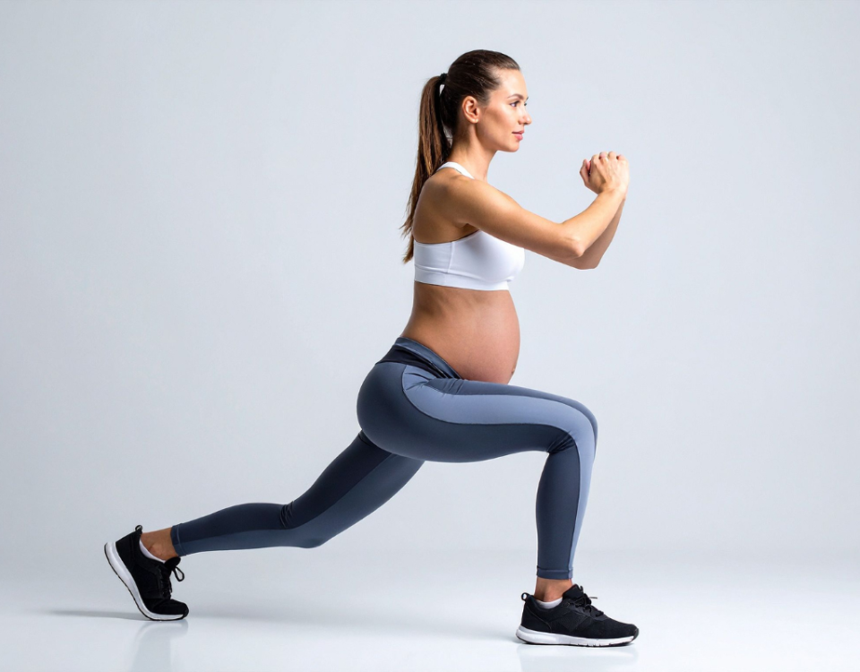 Donna incinta che corre durante la gravidanza – esercizio sicuro e attività fisica in gravidanza presso Kinesi Lab Savigliano